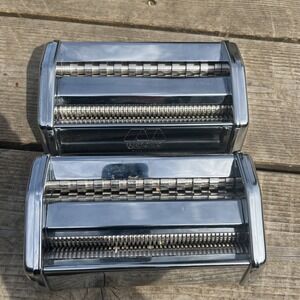 Marcato Capelli D'angelo Angel Hair Pasta Maker Attachment Made in Italy 2 Lot